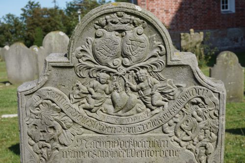 Grabsteinkrone Martin und Terr Flor