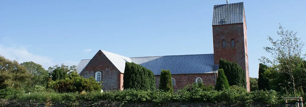 Die Kirche St. Laurentii in Süderende auf Föhr